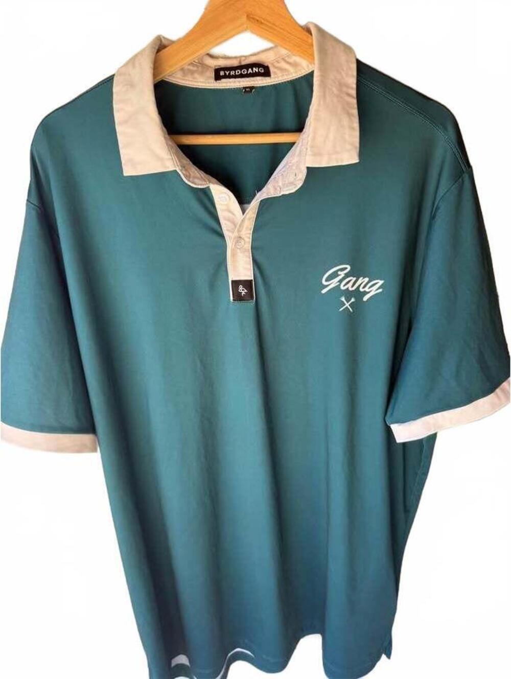 Men’s Byrdgang Golf Shirt XL Green